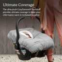 UPPAbaby CozyGanoosh for Aria and Mesa Infant Car Seat Carriers/Ultra-Plush, Weather-Proof/Light Grey