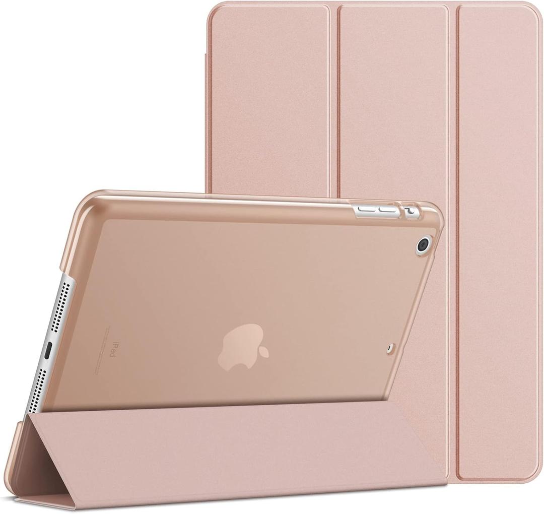 JETech Case for iPad mini 1 2 3 (NOT for iPad mini 4), Smart Cover with Auto Sleep/Wake (Rose Gold)