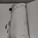 LOFE Organic Buckwheat Pillow for Sleeping -14''x20'', Adjustable Loft, Breathable for Cool Sleep, Cervical Support for Back and Side Sleepers(Tartary Buckwheat Hulls, A Removable Pillowcase) (White)