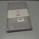 maxmill Tablecloth Stain Resistant Waterproof Wrinkle Resistant Spillproof Washable Soft Slubby Texture Table Cloth for Dining Room, Banquet Parties Event Dinner, Rectangle 60 x 140 Inch, Light Grey