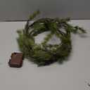 Hairui Lighted Pine Garland Battery Operated with Timer 6FT 48 Lights, Christmas Garland with Lights for Indoor Outdoor Home Holiday Decoration