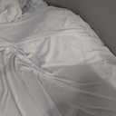 AK TRADING CO. 10 feet x 10 feet Polyester Backdrop Drapes Curtains Panels with Rod Pockets - Wedding Ceremony Party Home Window Decorations - White, 60"W x 120"L