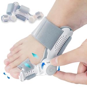 2 PCS Bunion Corrector for Women & Men, Adjustable Knob Toe, Straightener Designed for Orthopedic Bunions Correction, and Non-Slip Big Toe Separators. Suitable for Left/Right Feet Bunion Relief