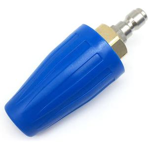 YOKING Turbo Nozzle Pressure Washer Accessories 360° Rotating Spray, 4000 Psi, 2.5 GPM, 1/4 Inch Quick Connect Washer Attachment for Cleaning Brick, Concrete and Vinyl Surfaces(Ceramic Orifice 2.5)