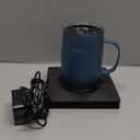 Self Heating Coffee Mug T2, 16oz Smart Heated Coffee Mug, 150 Min Battery Life - Hot up to 149 Temperature Control Coffee Mug Warmer, Gifts for Dad Mom (No APP) (Steel Blue)