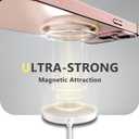 Magnetic Case for iPhone 14 Case for Women Girls Female [Compatible with Magnetic] Soft Luxury Love for iPhone 14 Phone Case [ Four Raised Bumper Shockproof] 14 Cove Pink