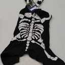 Cotton Glow Bones Dog Costume, Medium, 16-Inch