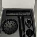 DORISILK Dual Voltage Hair Dryer for International Travel1875W Professional Hair Dryer with 160000 RPM Brushless Motor for Fast Drying Low Noise Ionic Blow Dryer with Diffuser for Curly Hair (Matte Black)