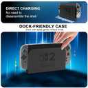 Switch 2 Accessories Bundle for Nintendo Switch 2,13 in 1 Travel Carrying Case Kit with Screen Protector,Clear Shell,Blue Red Silicone Cover for Joycons,20 Game Card Holder,4 Thumb Grip Caps,Black,2025