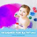 Tub Works Bath Color Fizzies, 150 Count | Nontoxic & Fragrance-Free | Fizzy, Bath Color Tablets for Kids | Create Colorful Water Water Tablets in 7 Colors for Variety | Bath Bombs for Kids Bathtub