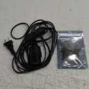 DiCUNO Hanging Lantern Extension Cord Cable, E26 Pendant Light Socket On Off Inline Cord Switch Control Lamp, Switch Close to Polarized Plug, 20 Feet (6M), Black, 1-Pack