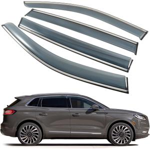 Rain Guards Window Visors Shield Fit for Lincoln Nautilus 2019-2023, Fit for MKX 2016-2018, Side Window Visor Deflector