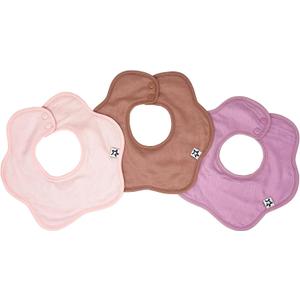 Tiny Twinkle Roundabout Drool Bibs 3 Pack - 360 Rotating Water Resistant and Absorbent Teething Baby Bibs