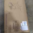 Electric Rocking Bassinet for Baby 3 Speeds Automatic Bedside Sleeper Auto Rolling Newborn Cradle Rocks Itself 5 Height Adjustable with Music, Wheels, Storage, Grey & White