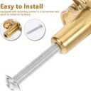 DOITOOL Vintage Bowknot Cabinet Pull Handles 1.96X1.37X3.93In Metal Drawer Knobs Set of 4 for Dressers Cupboards Decorative Hardware