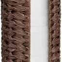 GRANNY SAYS Toilet Paper Storage Basket with Lid, Toilet Paper Holder Stand, Waterproof Organizer for Bathroom, Bathroom Baskets for 3 Mega Rolls, Brown