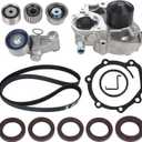 KUSATEC TCK304 Engine Timing Belt Kit with Water Pump Fit for Subaru Forester 2006-2010/Impreza 2006-2011/Legacy 2010-2012/Outback 2006-2012 2.5L, TKF-006 TCKWP304A