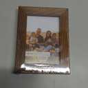 Renditions Gallery 3.5x5 inch Picture Frame Modern Style Wood Pattern and High Definition Glass Ready for Wall and Tabletop Photo Display, Walnut Frame