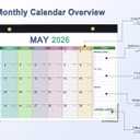 2 x Desk Calendar 2026-2027, 18 Months Calendar from Jan. 2026 to Jun. 2027, 17" x 12" Large Desktop/Wall Monthly Calendar with Corner Protectors, Ample Space  Target for Home, School, Office (Colorful)