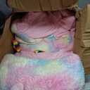 Happy Nappers 2-in-1 Pillow & Sleepy Sack Rainbow Unicorn 54x20 Medium
Medium 54 x 20 inch plush animal character sack, machine washable soft material, ideal for sleepovers and camping trips
