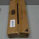 YaFex Curtain Rods 32-144 Inch, Heavy Duty 1 Inch Adjustable Curtain Rod for Windows, Black Extra Long Window Treatment Rods, Modern Design, Easy Installation