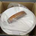 Large Towel Warmer for Bathroom - Heated Towel Warmers Bucket, Wood Handle, Auto Shut Off, Fits Up to Two 40"X70" Oversized Towels, Bathrobes, Blankets, for Mother's Gifts, White