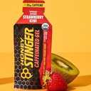 Honey Stinger Caffeinated Organic Energy Gel Variety Pack, Strawberry Kiwi, Caffeinated & Gluten Free, for All Exercises, Sports Nutrition for Home & Gym  24 Pack, BBD: 03/10/2027