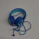 noot products Kids Headphones K11 Foldable Stereo Tangle-Free 5ft Long Cord 3.5mm Jack Plug in Wired On-Ear Headset for iPad/Amazon Kindle,Fire/Boy/Girl/School/Laptop/Tablet(Skyline Blue)