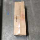 Annecy 4Ft Pre-Lit Flocked Pencil Christmas Tree, Artificial Fir Snow Slim Skinny Christmas Tree for Home, Office, Party Decoration w/ 307 Tips, 100 Warm White & Multi-Color Lights, Metal Hinges&Base