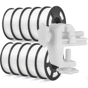 3D Printer Filament Petg White 10kg 30-300mm/s for Bambu Lab AMS,AMSLite