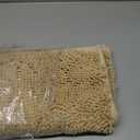 Bathroom Rugs 32x20,Super Absorbent Soft,Thick,Machine Washable Chenille Bath Mat,Non Slip Toilet Floor Rug,Bath Mats for Bathroom Floor, Home Decor Accessories,Beige