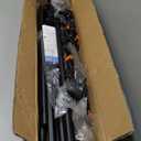 Backdrop Stand 10 x 8 FT for Photography Studio, Telescopic Adjustable Background Stand for Parties, Photoshoot Backdrop Stand with Spring Clamps, Sandbags, Carry Bag (Black)