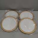 Wembanma 8Inch Low Profile Ceiling Light, 15W 1200LM 5CCT Ultra Thin Surface Mount Light for Wet Location, No Flicker and Dimmable Flush Mount Lighting, 8 Inch 4Pack Gold