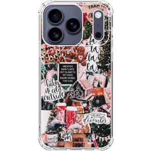 Christmas Aesthetic Phone Case Compatible with iPhone 17 Pro Max, Winter Holiday Festive Phone Cover for iPhone 17 Pro Max