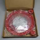 Universal Lid for Pots Pans and Skillets, 2 Pack Pan Cover fit 7", 8" 9" & 10", 11", 12" Diameter Cookware, Silicone Replacement Pan Lid Pot Lids for Frying Pans, Cast Iron,Tempered Glass Lid (Red)