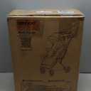 newyoo GlideTow TR18M Compact Travel Stroller for Infant, Lightweight Foldable Baby Stroller with Luggage Handle & Cup Holder, One-Hand Easy Fold, Near Lay Flat Recline Seat, Green