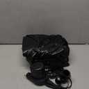 STARBRILLIANT Inflatable Living Room Furniture Chair with Stool for Resting Feet, Indoor Foldable Deck Chaise Lounges with Air Pump, Travel Camping Picnic Beach Chair(Brown)