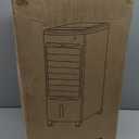 CENSTECH Evaporative Air Cooler, Swamp Cooler Air Conditioner w/ 12H Timer for Auto-off, 6 Upgraded Ice Packs, 3-Speed Windowless Air Conditioner, Smart Remote, Dual Tank Portable Air Cooler for Room