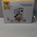 MAttinata Espresso Machine 20 Bar, Espresso Coffee Maker with Professional Milk Frother Steam Wand for Cappuccino & Latte, 49oz Removable Water Tank for Home, Stainless Steel