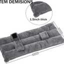 Seat Belt Pillow for Mastectomy Post-Surgery, Heart Surgery Recovery Support Cushion for Chest Chemo Port Pacemaker Bypass Hysterectomy Recovery Pillow (Gray)