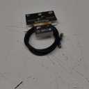 GE RG6 Coaxial Cable, 6 ft. F-Type Connectors, Quad Shielded Coax Cable, 3 GHz Digital, in-Wall Rated, Ideal for TV Antenna, DVR, VCR, Satellite, Cable Box, Home Theater, Black, 33528