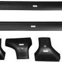260lbs Lockable Roof Rack Cross Bars Compatible with Toyota Corolla 2022-2025 (with Flush Side Rails), Heavy Duty Aluminum Roof Rails Crossbars Rooftop Luggage Racks for Corolla 2022 2023 2024 2025