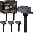 Set of 6 Ignition Coil Pack UF807 Compatible with 2016-2024 Jeep Grand Cherokee Wrangler Dodge Durango Chrysler Pacifica Ram 1500 Voyager V6 3.6L Replace 68223569AB 93175