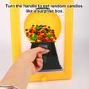 Handy Candy Frame, Candy Dispenser Picture Frame Wall Mount Creative Innovative Gumball Machine for Desk Countertop or Kids Adults Office Room Sweet Display