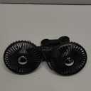 Dual Head Car Cooling Fan for Back Seat, Usb Powered 3 Speeds 12V Rotatable Car Seat Headrest Fan for Kids Baby Dog Rear Facing, Car Accessories Cooler That Blow Cold Air for Sedan Suv Rv Truck