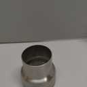 Stainless ID 3" to OD 4" Exhaust Reducer Adapter for Pipe Connection, Whole Length 4.2 Inch