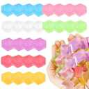 Hooqict 20Pcs Stress Cube Squishy Stress Balls Fidget Toys Square Squeeze Ice Cube Sensory Toys for Kids Adults Mini Squishies Stress Relief Party Gift Bag Fillers Birthday Goodie Bag Stuffers