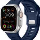 Odbeai Sport Band Compatible with Apple Watch Ultra 2 3/Ultra Band,Compatible with Apple Watch Bands for Men 49mm 46mm 45mm 44mm 42mm,Waterproof Silicone Strap for iWatch Bands All Series SE 11 10 9-1