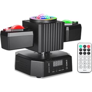 Dreamland Party Disco Light, Disco Ball Dj Light Sound Activated with Remote Control Stage Strobe for Parties KTV Christmas (Angel)