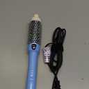 Farery Mini Thermal Brush for Short Hair, 1.2 Inch Ionic Heated Curling Brush, 3 Heat Settings up to 410°F, Tourmaline Ceramic & Keratin Barrel, Dual Voltage Travel Hot Brush with Cool Tip